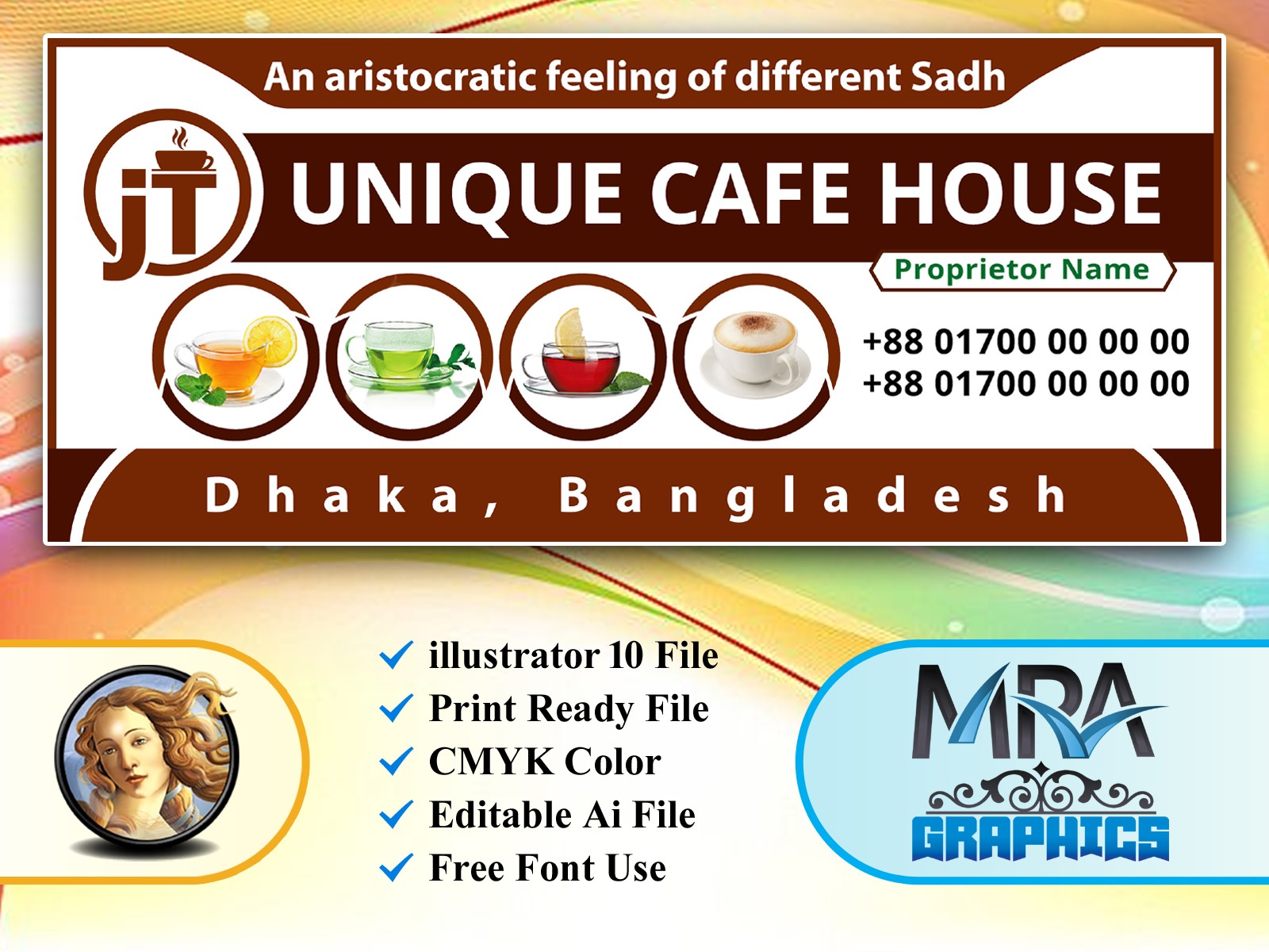 coffee house Banner Design in Bangladesh