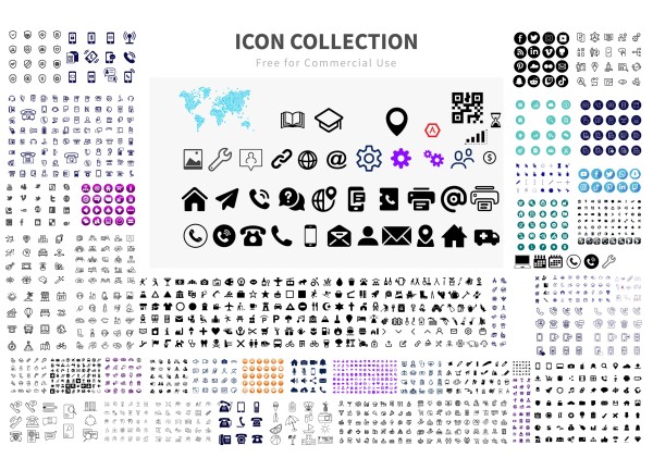 All social Icon and vector Collection গ্রাফিক্স ডিজাইন ফাইল
