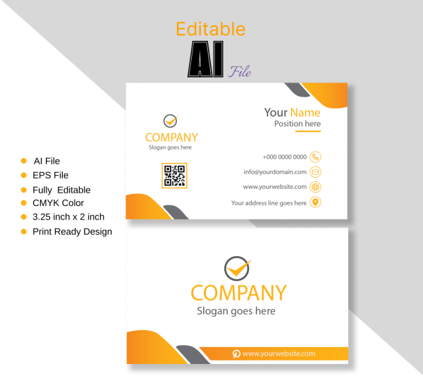Business Card Design গ্রাফিক্স ডিজাইন ফাইল