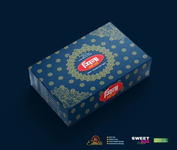 শিলা মিষ্টি বাড়ী কার্টুন ডিজাইনSweet Box Design গ্রাফিক্স ডিজাইন ফাইল