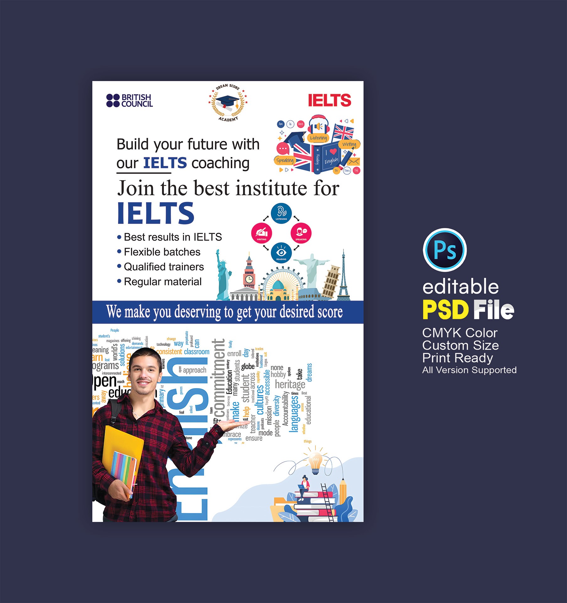 IELTS ব্যানার ডিজাইন