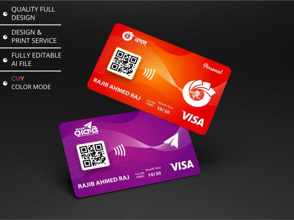 Nagad & Rocket Personal Card । নগদ এবং রকেট পার্সোনাল কার্ড গ্রাফিক্স ডিজাইন ফাইল