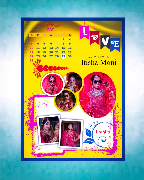 বিয়ের স্মরণিকা ডিজাইন গ্রাফিক্স ডিজাইন ফাইল